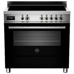 Bertazzoni Professional Series 90cm Electric Induction Single Range Cooker Black